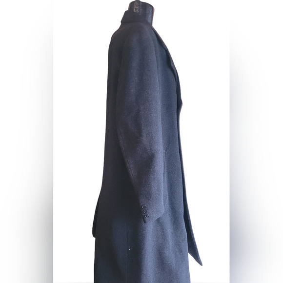 Oscar de la Renta Black Pea Coat - Picture 4 of 9